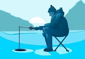 Overview of ice fishing game online